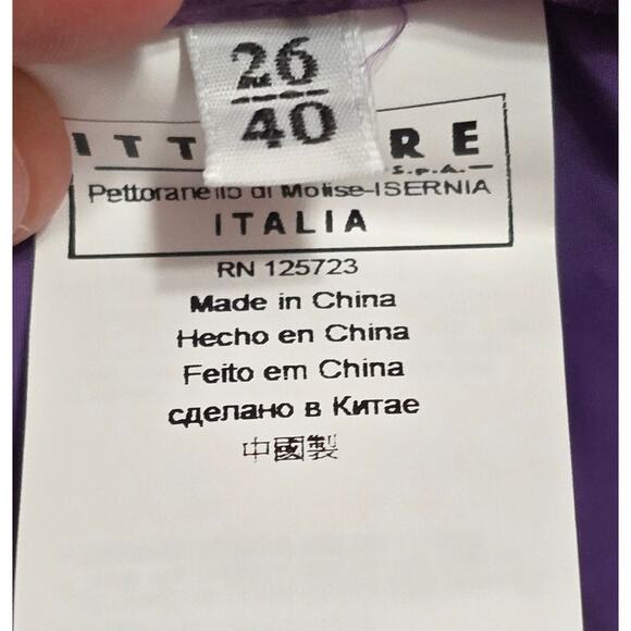 FIORUCCI Biker Jacket Cropped Gorpcore Rain Coat Lightweight size 40 or US 6 - Picture 7 of 8